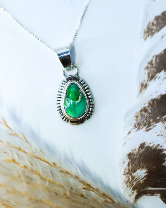 Turquoise Necklace - Smokin' Blues Turquoise