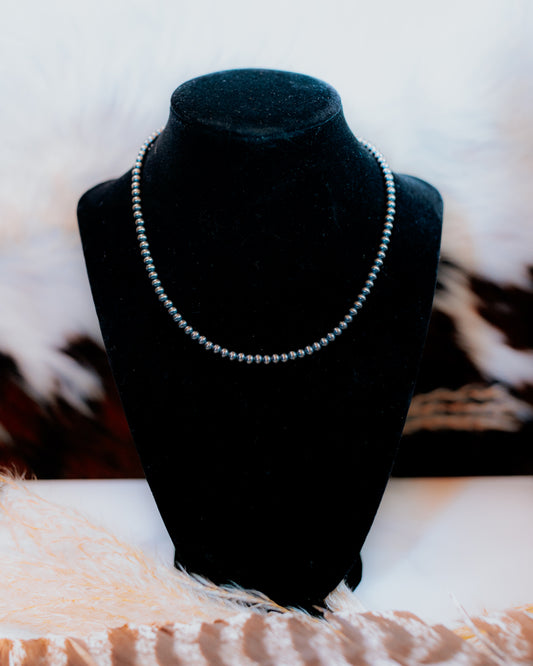 Navajo Pearl Necklace - 4MM 16"