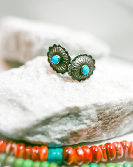 Turquoise Post Earrings