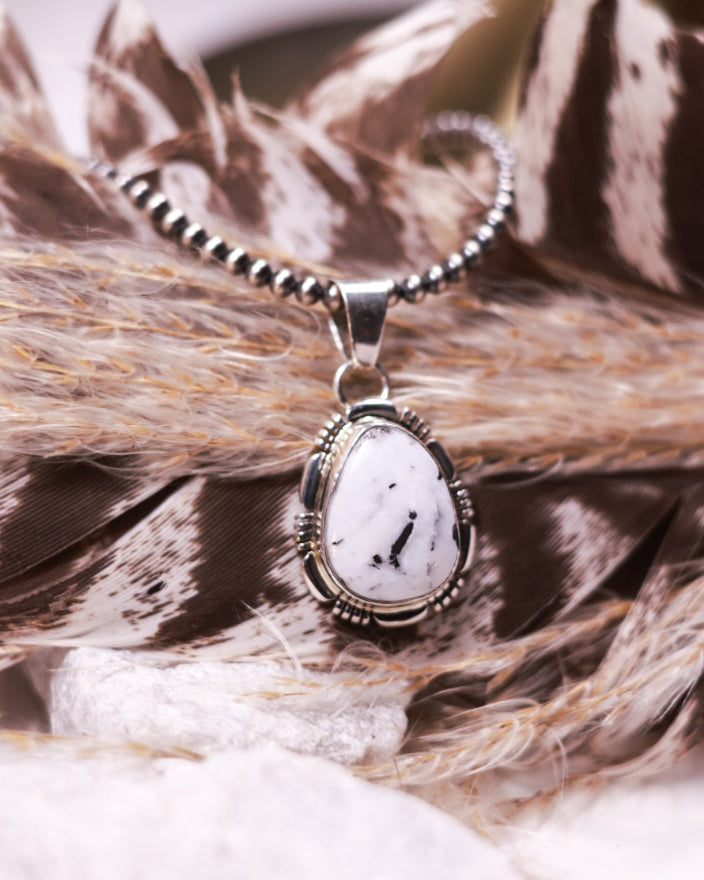 White Buffalo Pendant