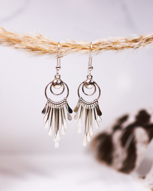 Sterling Silver Earrings - Smokin' Blues Turquoise