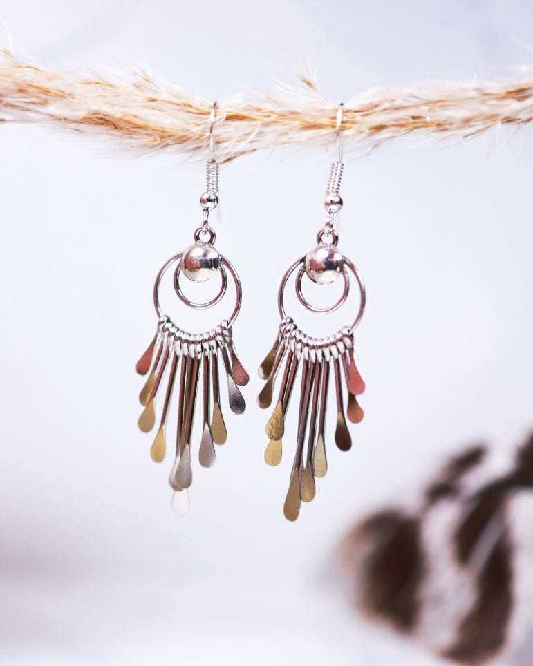 Sterling Silver Earrings - Smokin' Blues Turquoise