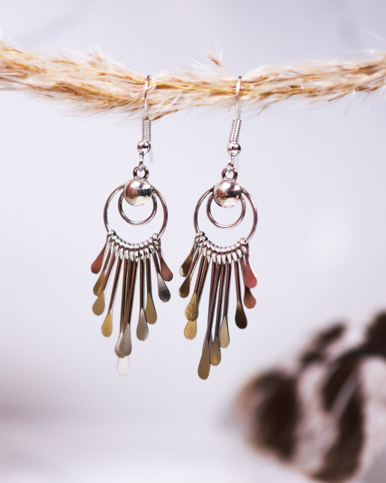 Sterling Silver Earrings - Smokin' Blues Turquoise