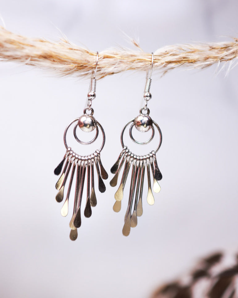 Sterling Silver Earrings - Smokin' Blues Turquoise