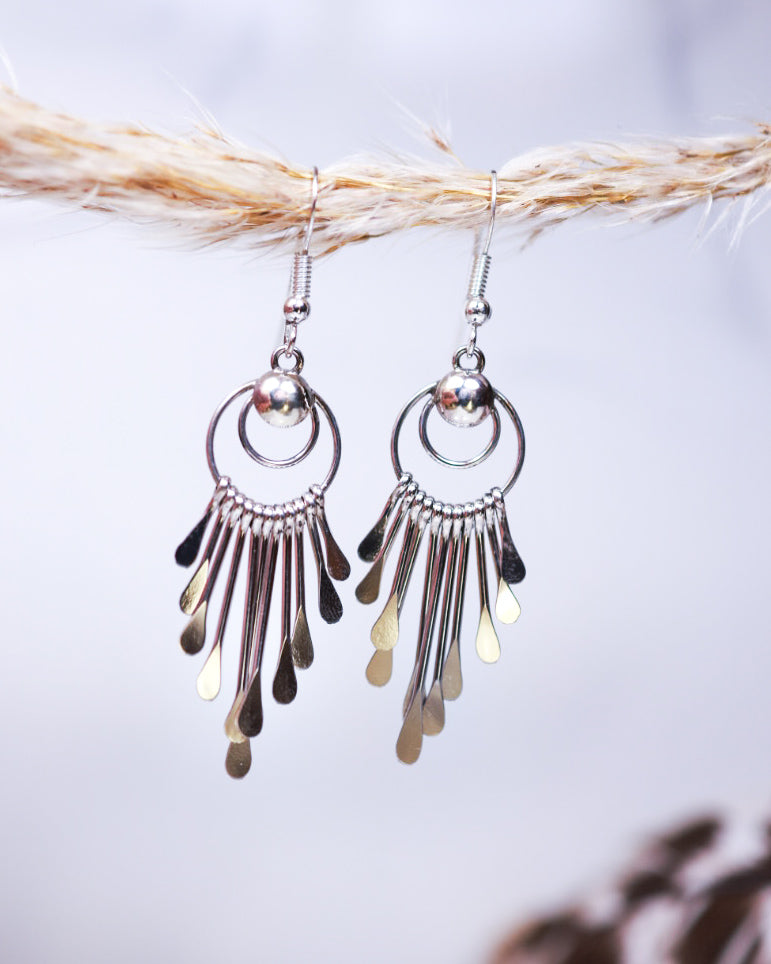 Sterling Silver Earrings - Smokin' Blues Turquoise