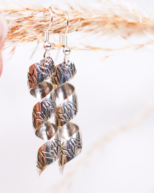 Sterling Silver Earrings - Smokin' Blues Turquoise