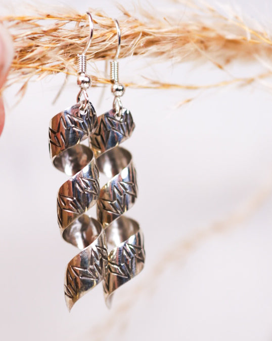 Sterling Silver Earrings - Smokin' Blues Turquoise