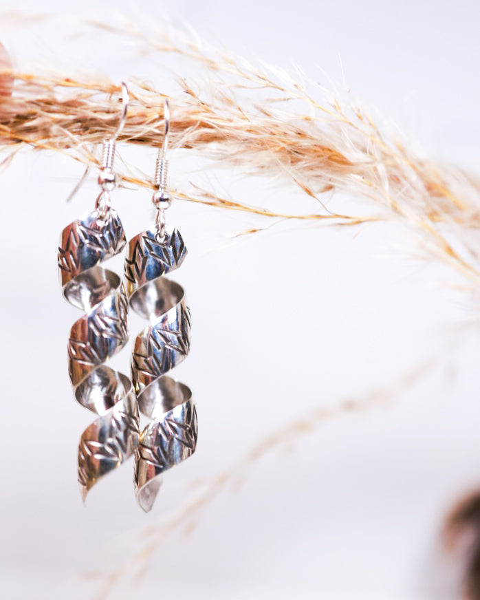 Sterling Silver Earrings - Smokin' Blues Turquoise