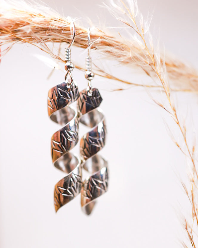 Sterling Silver Earrings - Smokin' Blues Turquoise