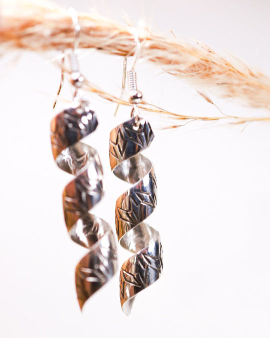 Sterling Silver Earrings - Smokin' Blues Turquoise