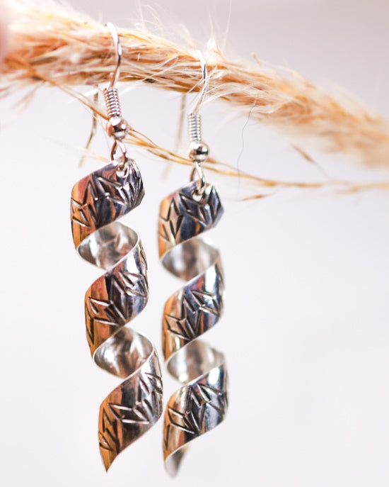 Sterling Silver Earrings - Smokin' Blues Turquoise