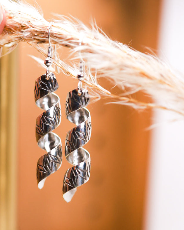 Sterling Silver Earrings - Smokin' Blues Turquoise