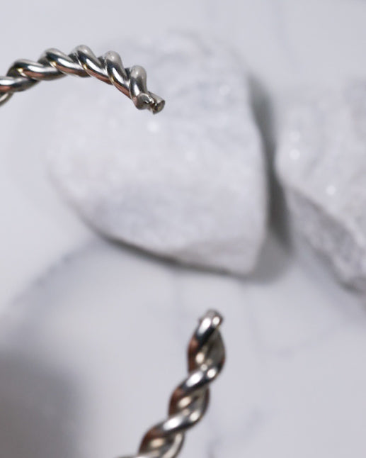 Sterling Twist Cuff