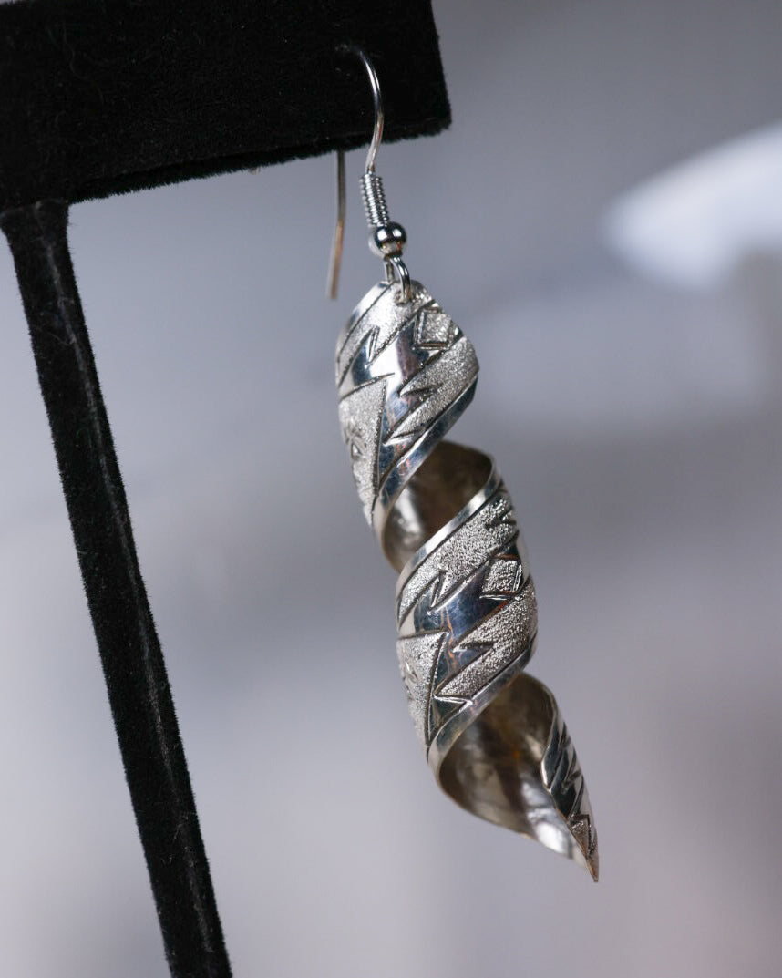 Sterling Twist Earrings