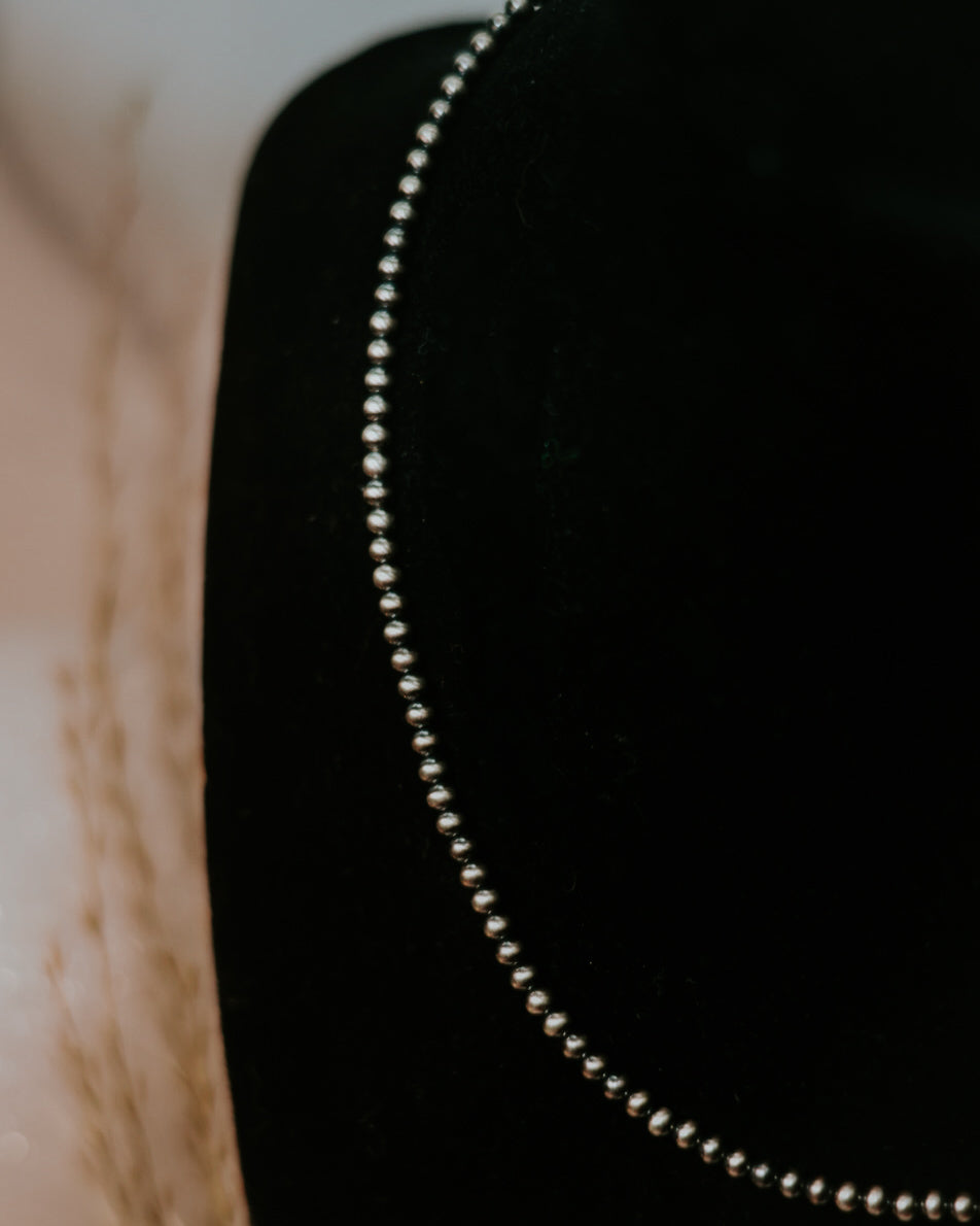 Navajo Pearl Necklace - 3MM 16”