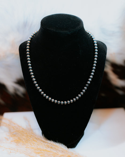 Navajo Pearl Necklace - 6MM 18"