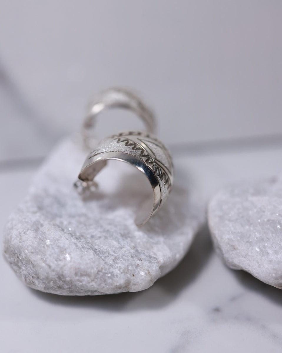 Sterling Silver Hoop Earrings