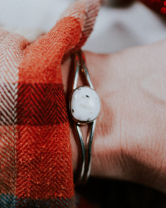 White Buffalo Cuff