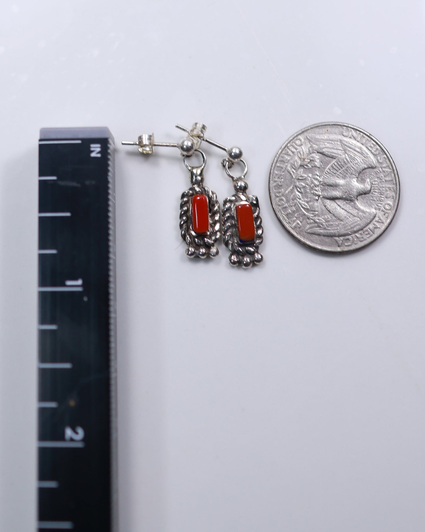 Coral Earrings