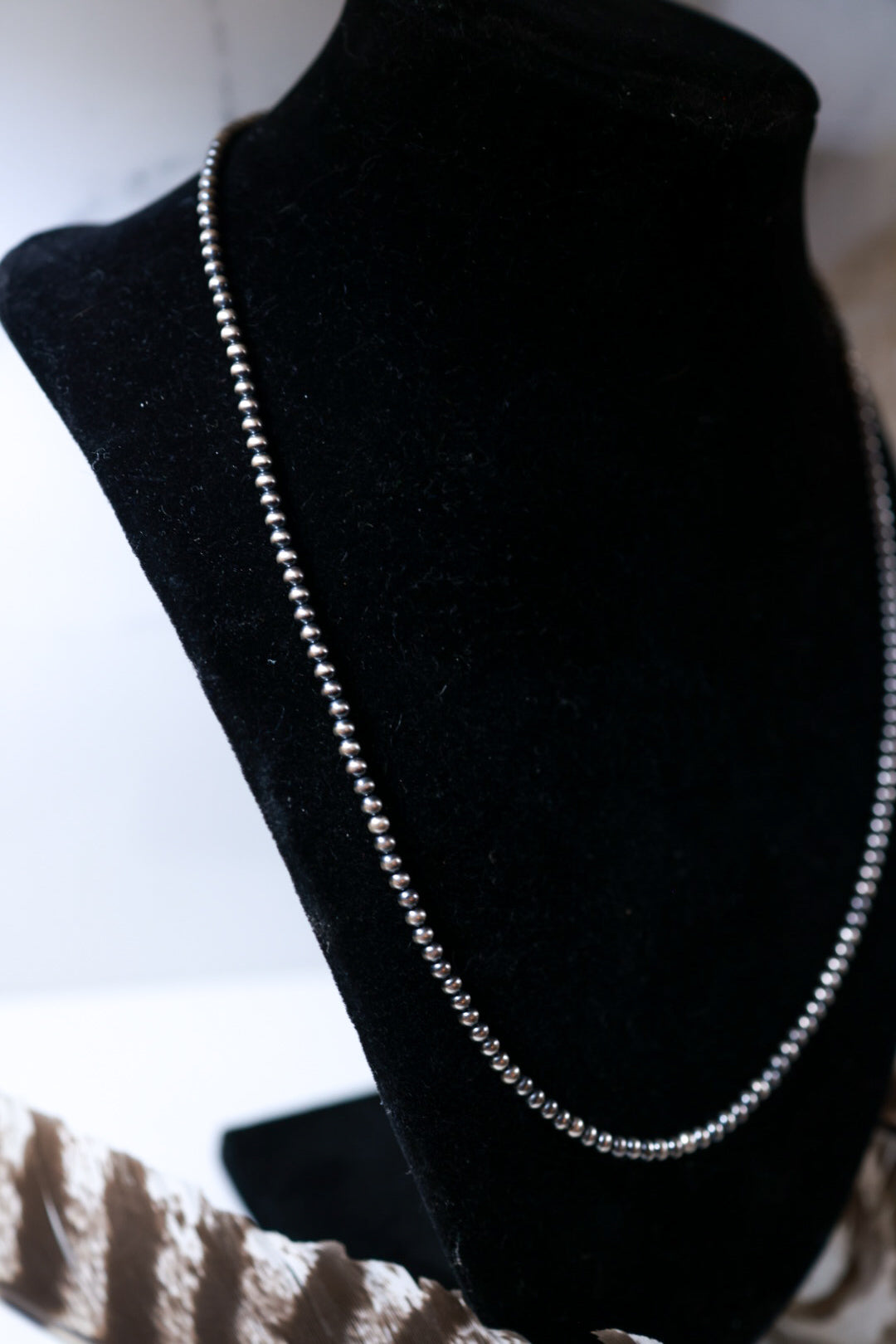 Navajo Pearl Necklace - 3MM 20”