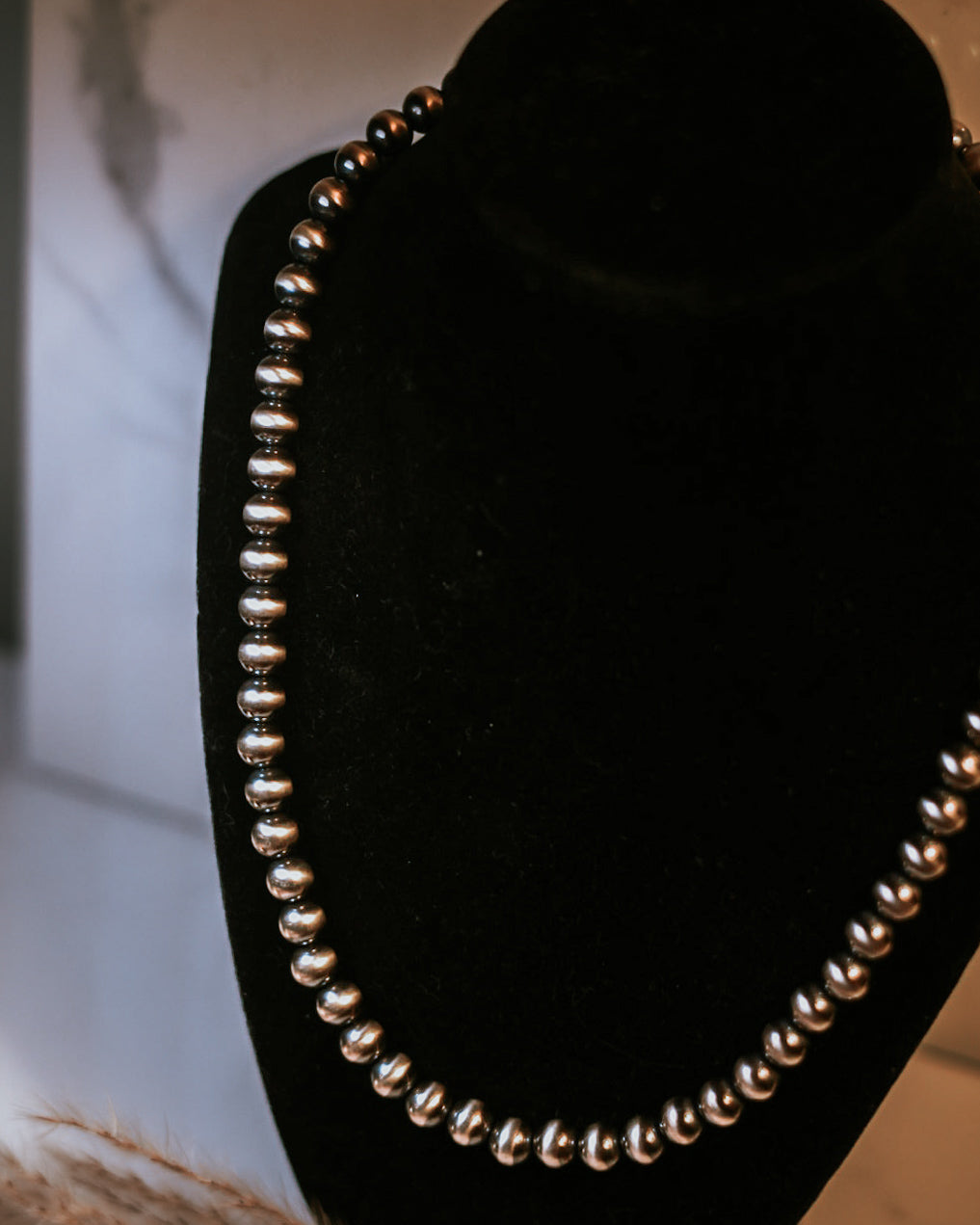 Navajo Pearl Necklace - 10MM 20”