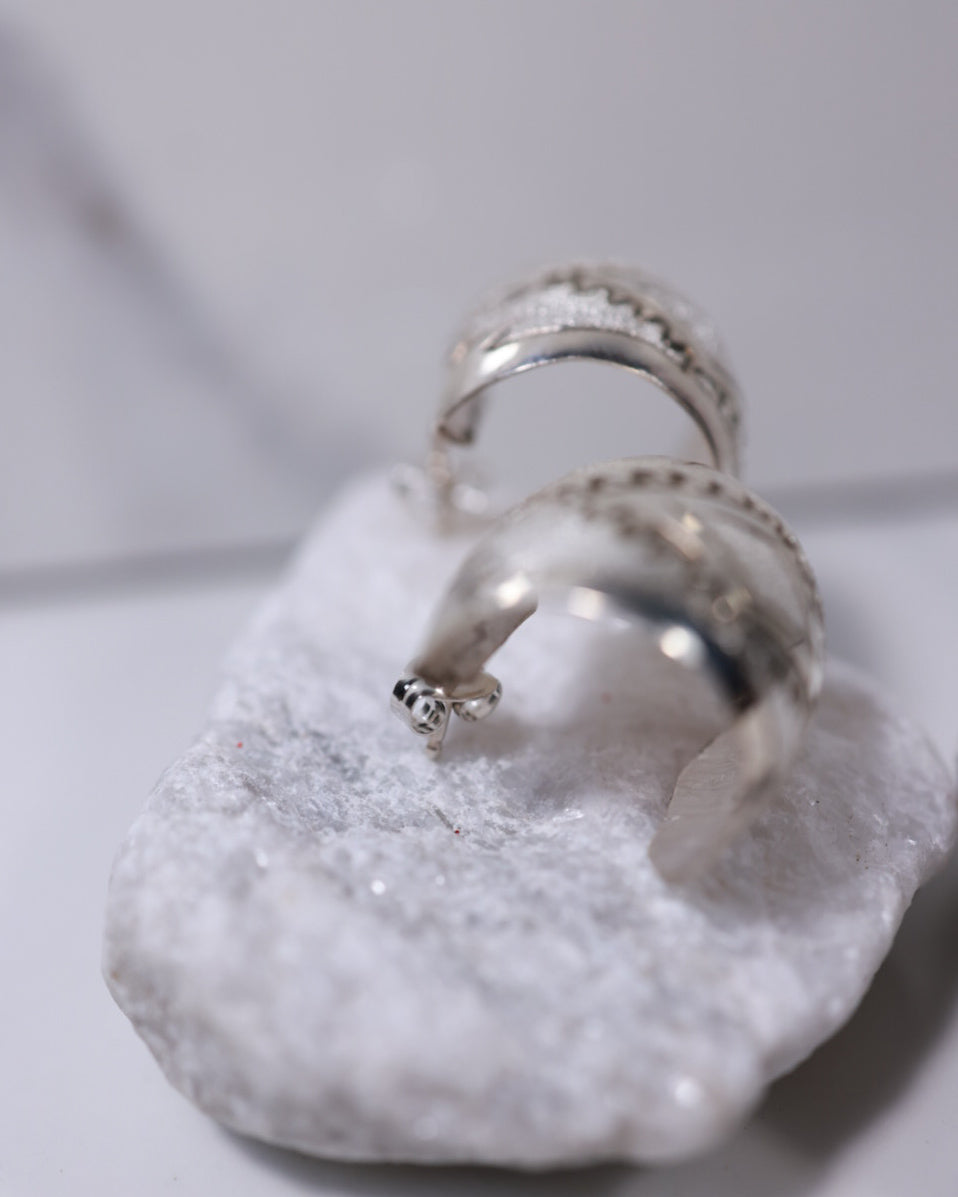 Sterling Silver Hoop Earrings