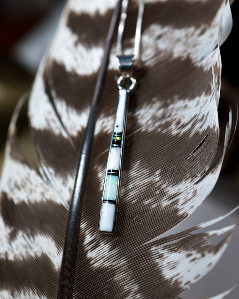 Opal/Onyx Pendant