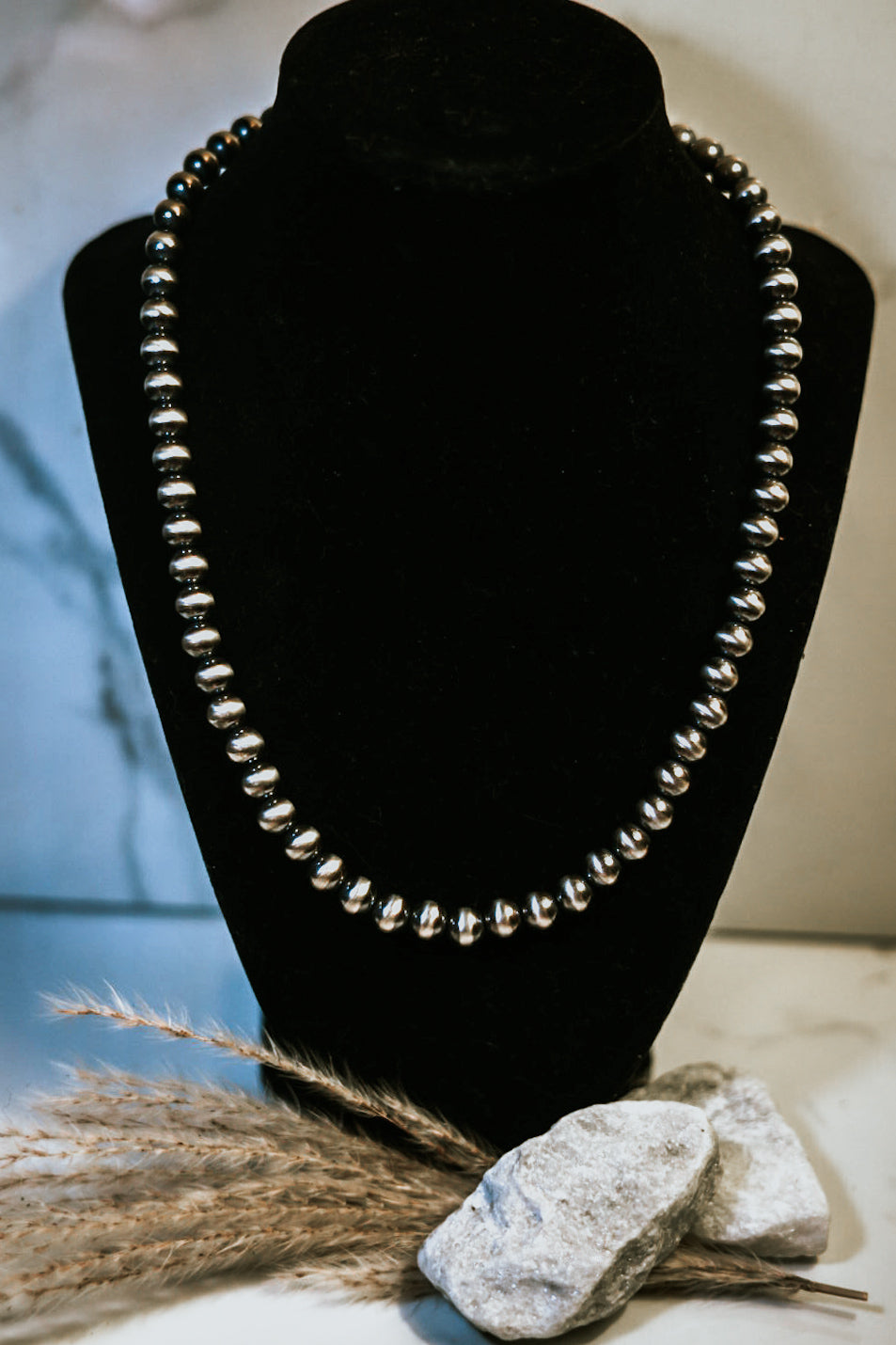 Navajo Pearl Necklace - 10MM 20”
