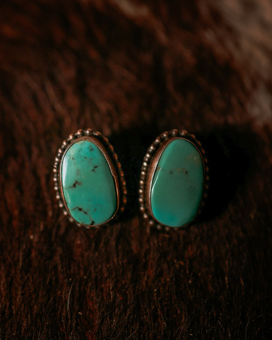 Turquoise Post Earrings