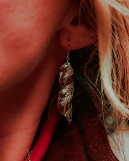 Sterling Twist Earrings