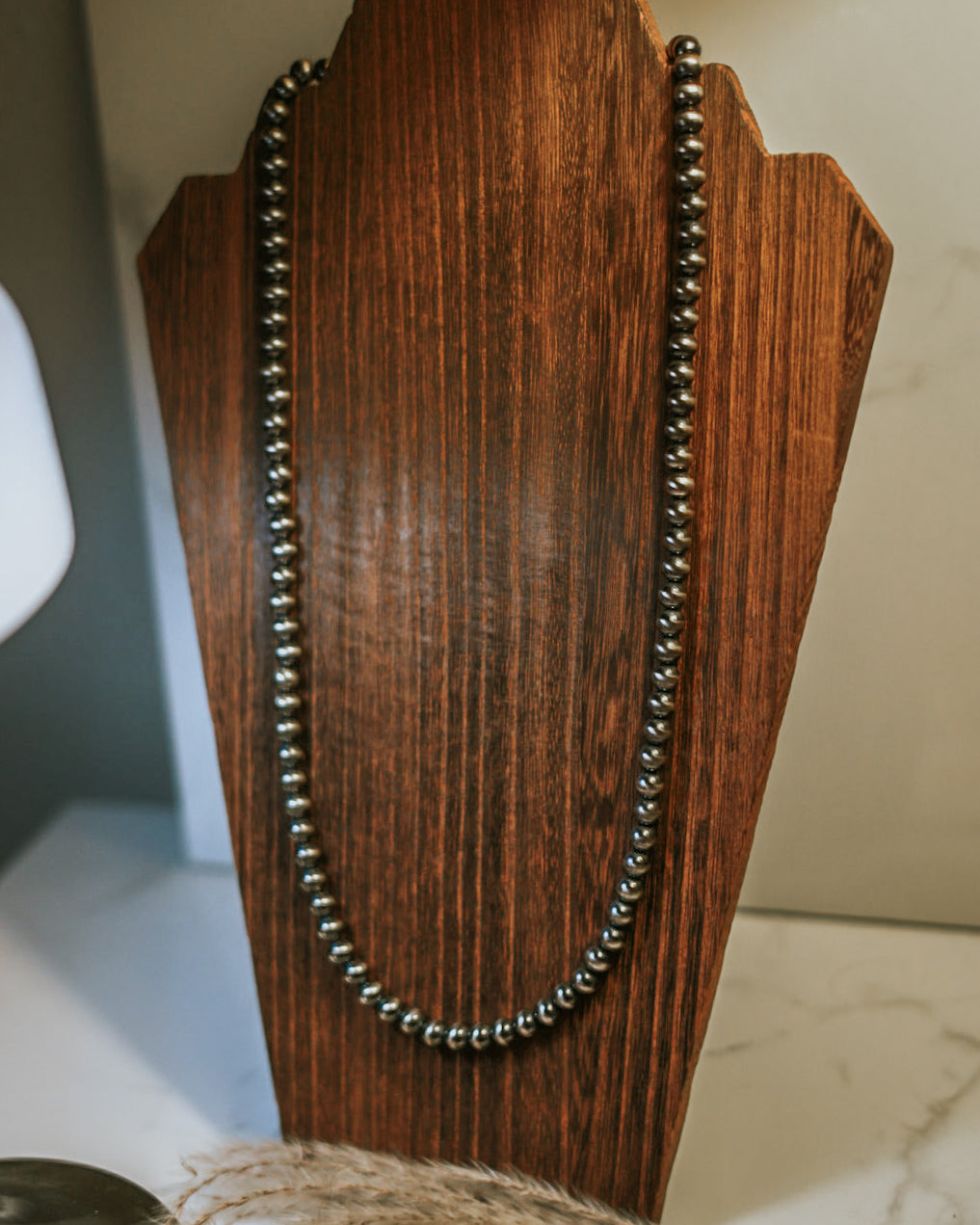 Navajo Pearl Necklace - 8MM 26”