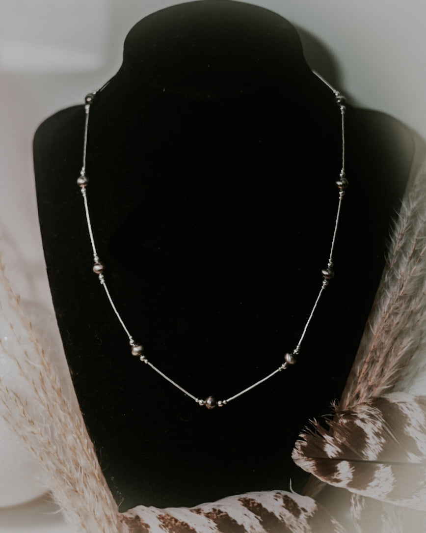 Navajo Pearl Necklace - 6MM 18”