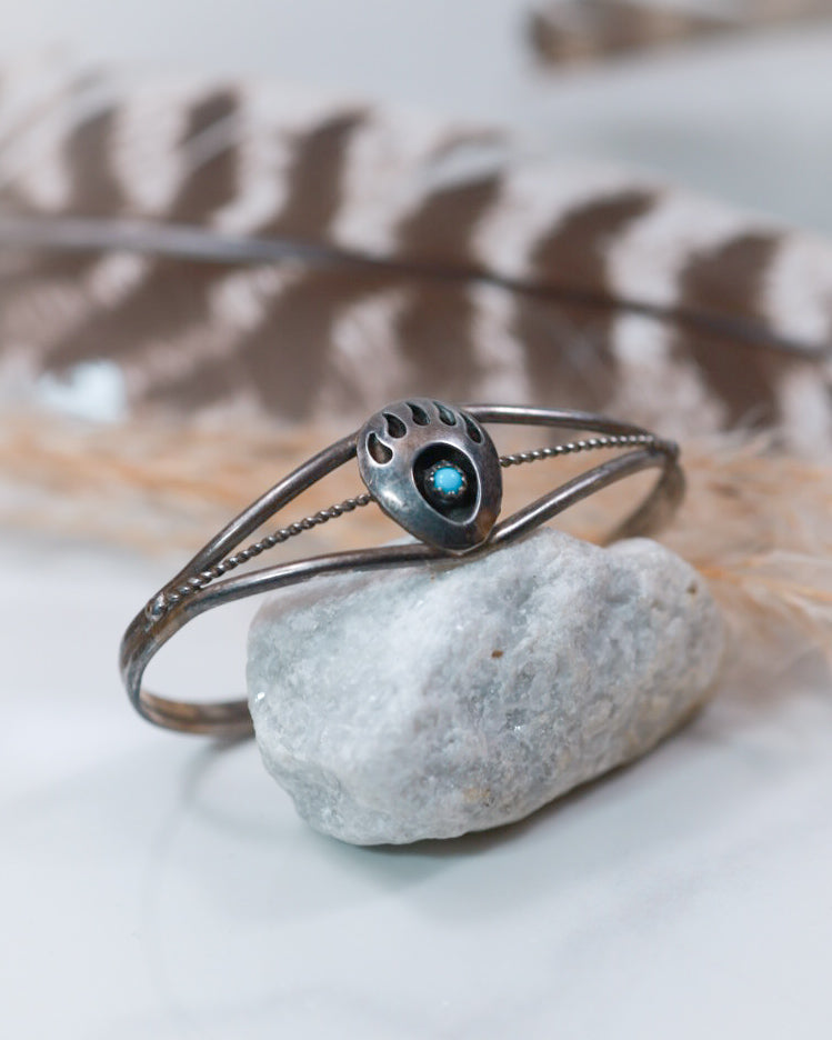 Turquoise Cuff - Smokin' Blues Turquoise