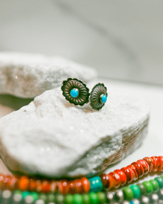 Turquoise Post Earrings