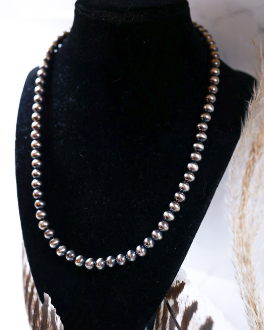 Navajo Pearl Necklace - 7MM 20”