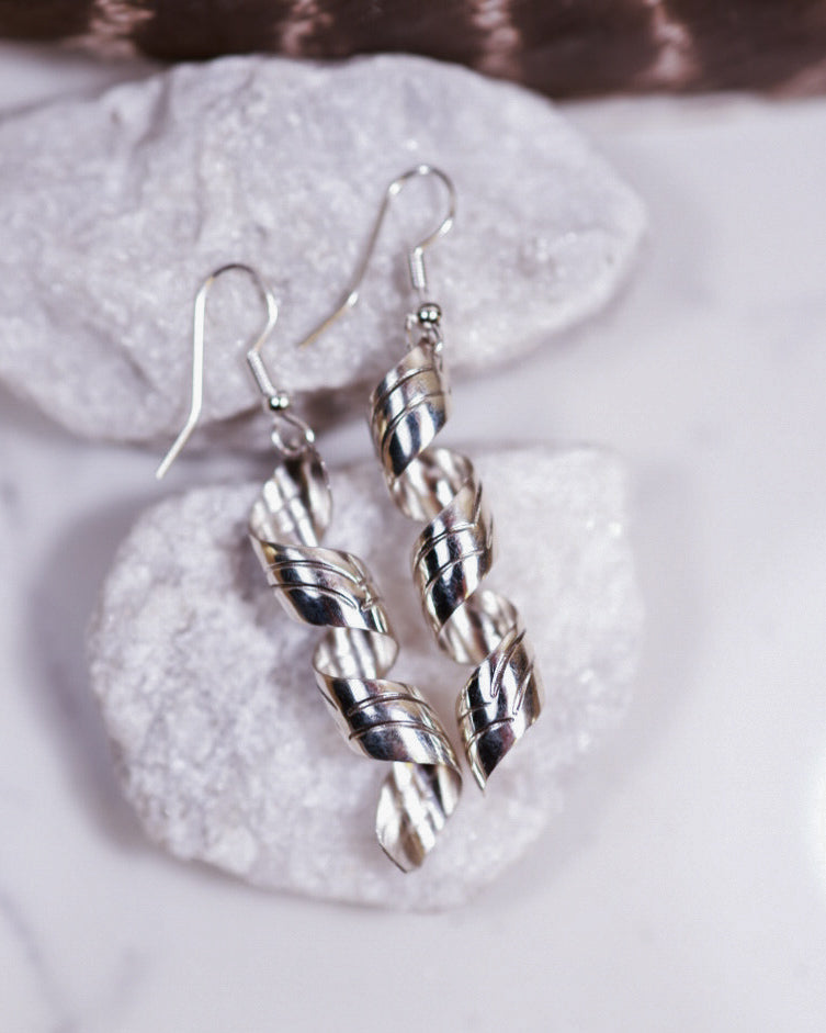 Sterling Twist Earrings