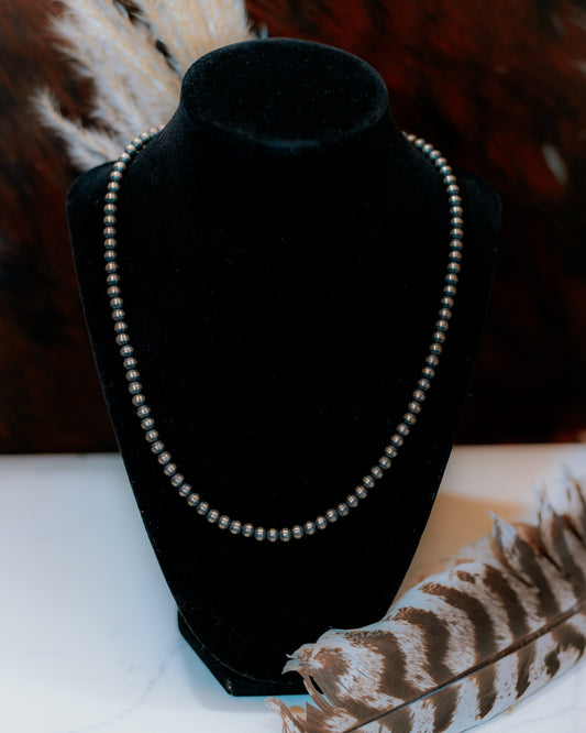 Navajo Pearl Necklace - 5MM 20"