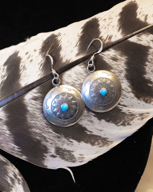 Sterling Silver Turquoise Earrings