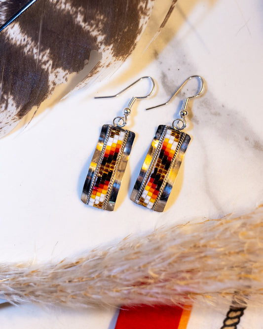 Navajo Bead Earrings