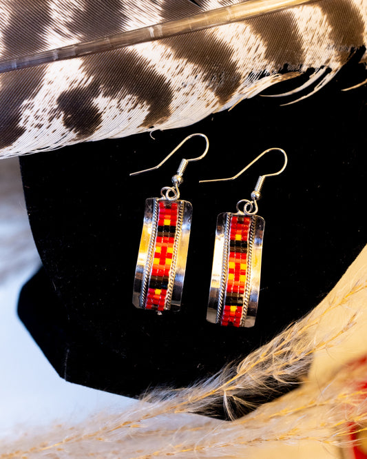 Navajo Bead Earrings