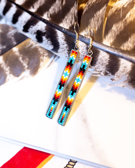 Navajo Bead Earrings