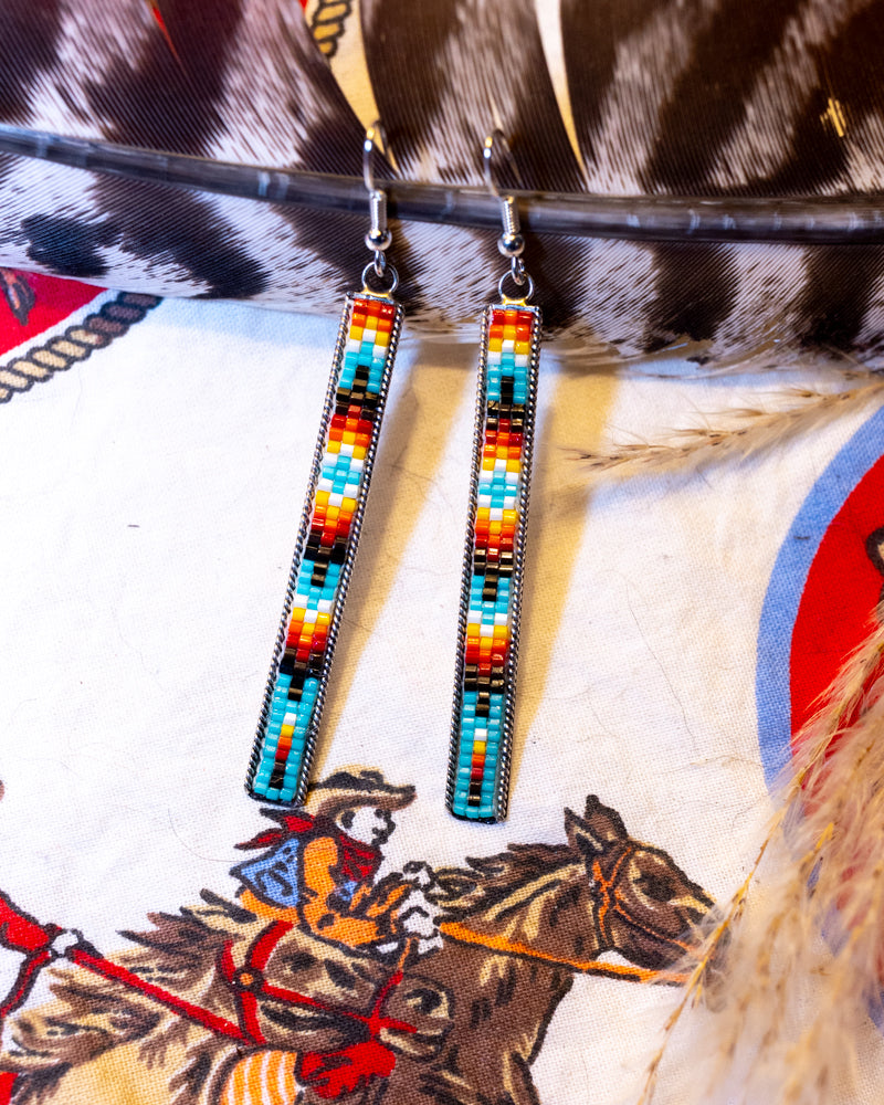 Navajo Bead Earrings